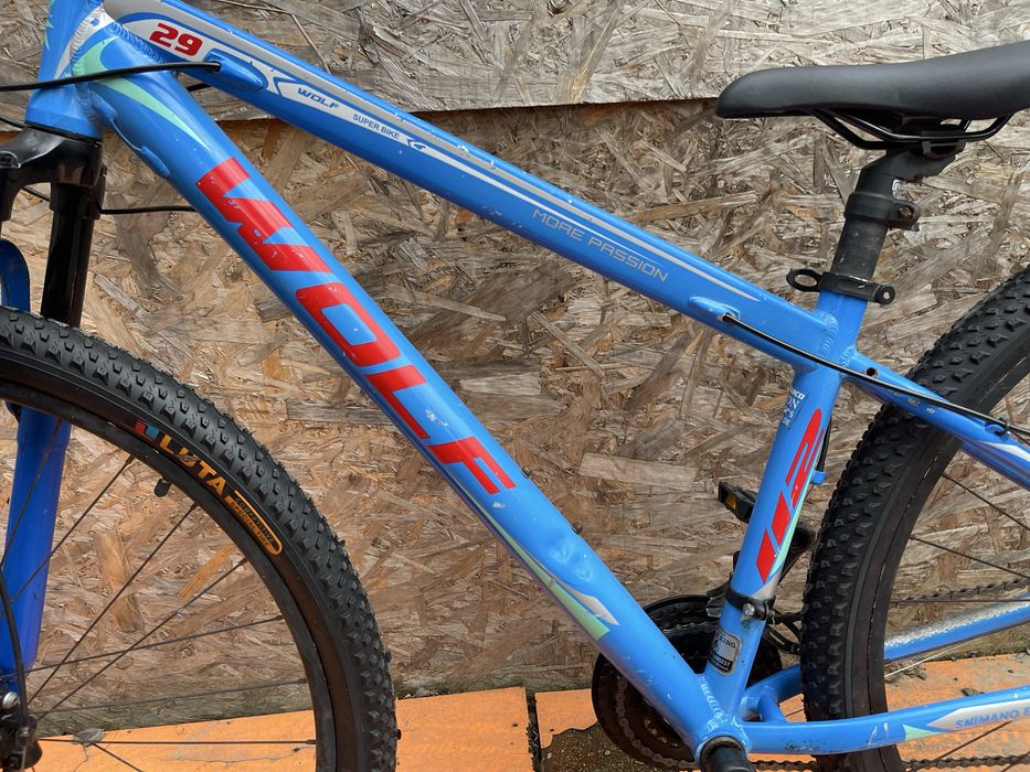 Bicicleta wolf frane pe disc cadru aluminiu roti 29”