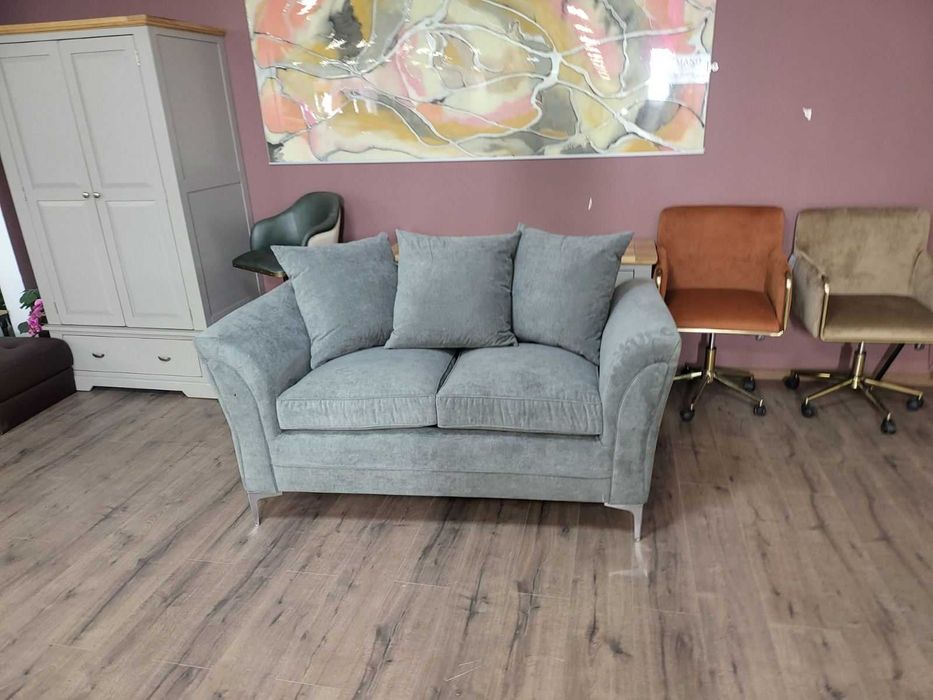 Сив диван от плат двойка Dury