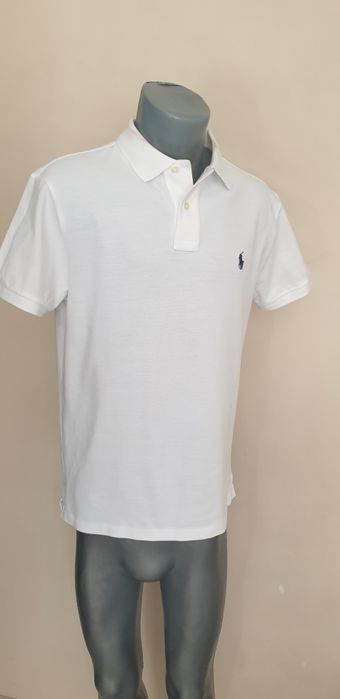 POLO Ralph Lauren Pique Cotton Slim Fit L НОВО ОРИГИНАЛ Мъжка Тениска