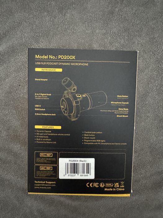 Микрофон MAONO PD 200 X