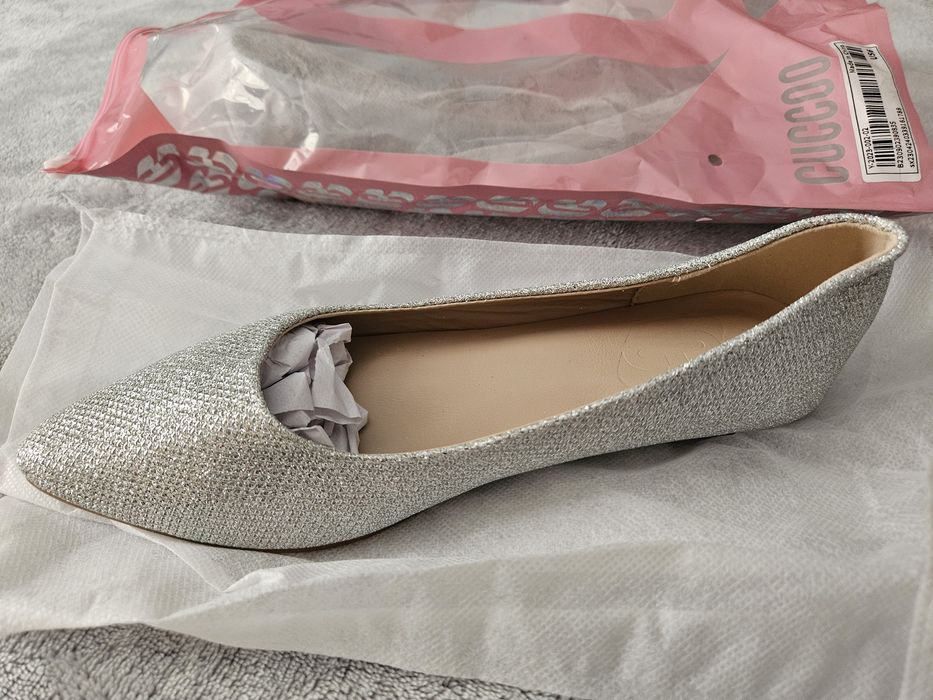 Сребърни балерини