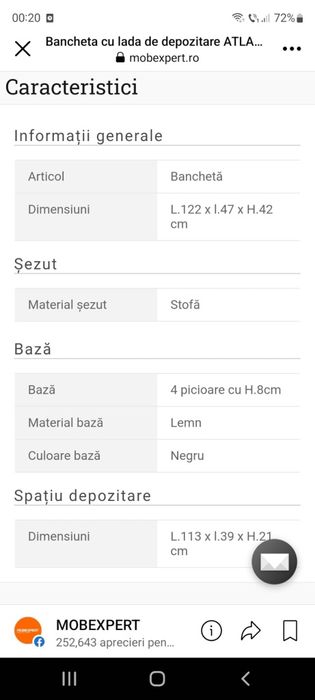 Lada de depozitare Chesterfield