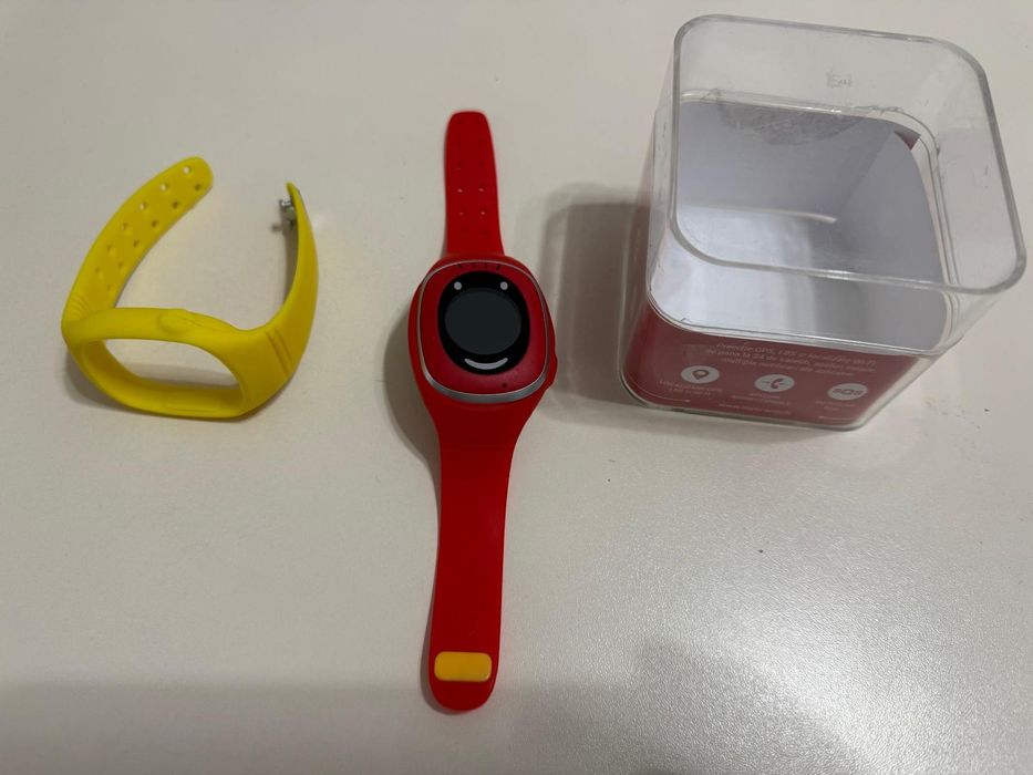 Ceas Smartwatch copii MyKi, GPS, touch, Rosu/Galben