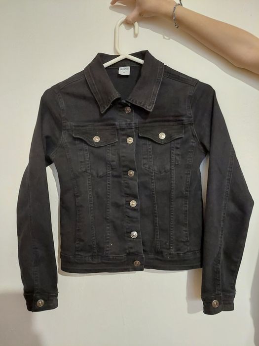 Черно дънково яке