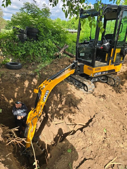 Мини Багер. Септична яма. Септични ями