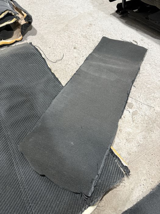 Ткань на BMW e34 для перешива на донора