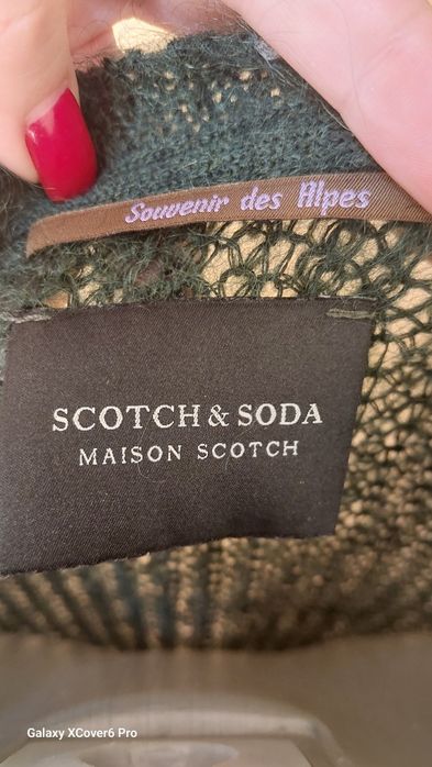 Пуловер Scotch & Soda. 30%мохер.30%вълна. Размер М.
