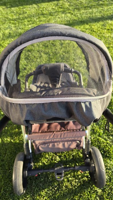 Carucior 3 in 1 Krausman -  LEXXO Silver Black