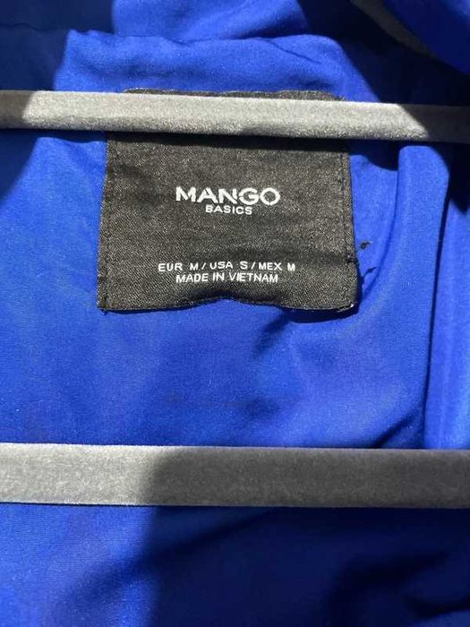 Geaca iarna lunga albastra