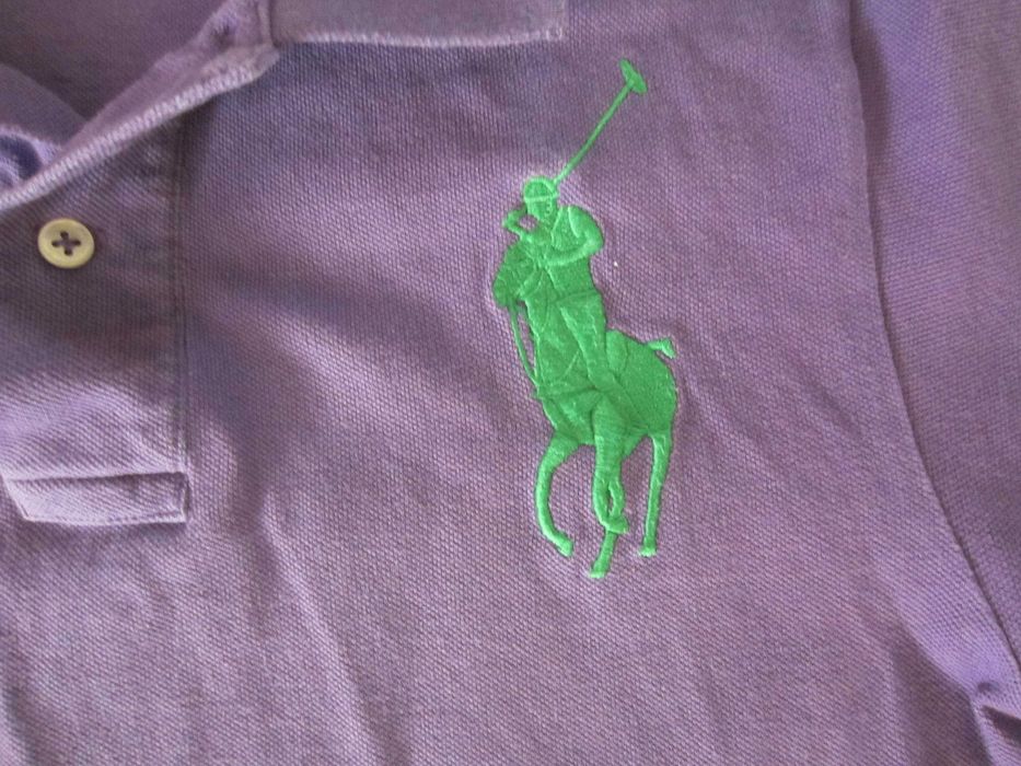 Tricou Polo Ralph Lauren,copil 14-16ani,culoare mov, stare f.buna