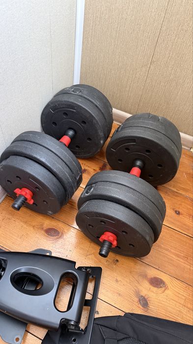 Продам гантели разборные