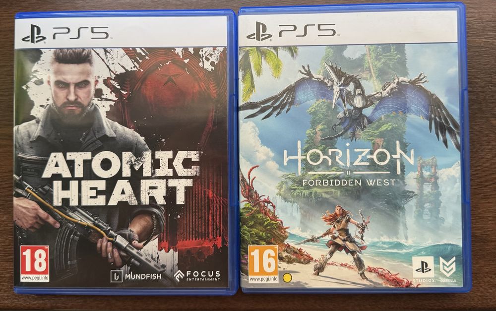 Продаю Atomic Heart и Horizon Forbidden West для PS5