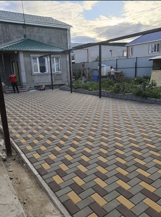 Брусчатка укладка