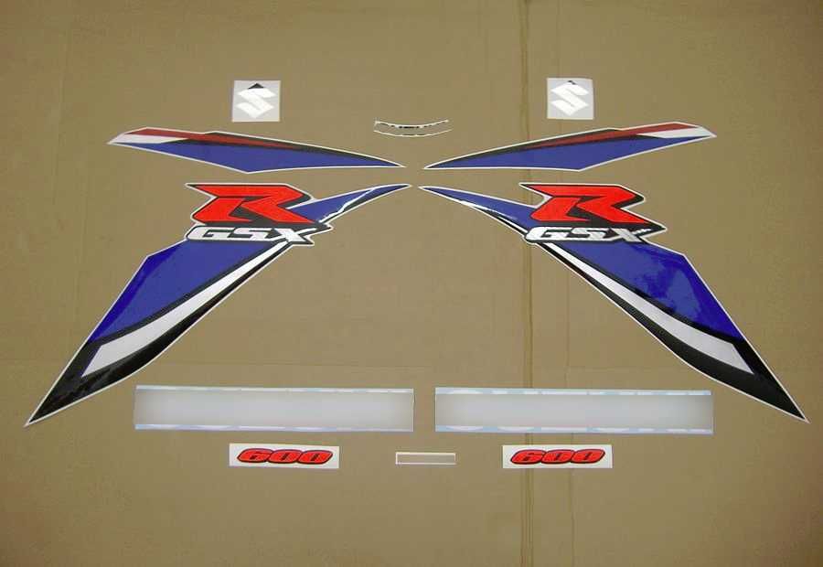 Стикери Сузуки 600 GSXR 2008г.-2009г. лепенки Suzuki GSX-R к8 к9 k8 k9