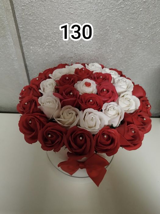 Aranjamente flori săpun