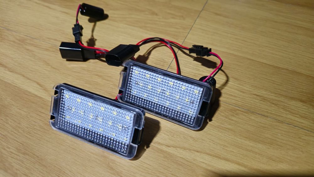 Lămpi led număr înmatriculare VW golf passat SKODA SEAT Audi a3 a4 a6