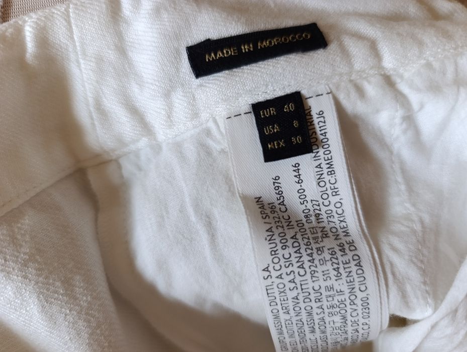 Pantaloni Massimo Dutti 100% in L