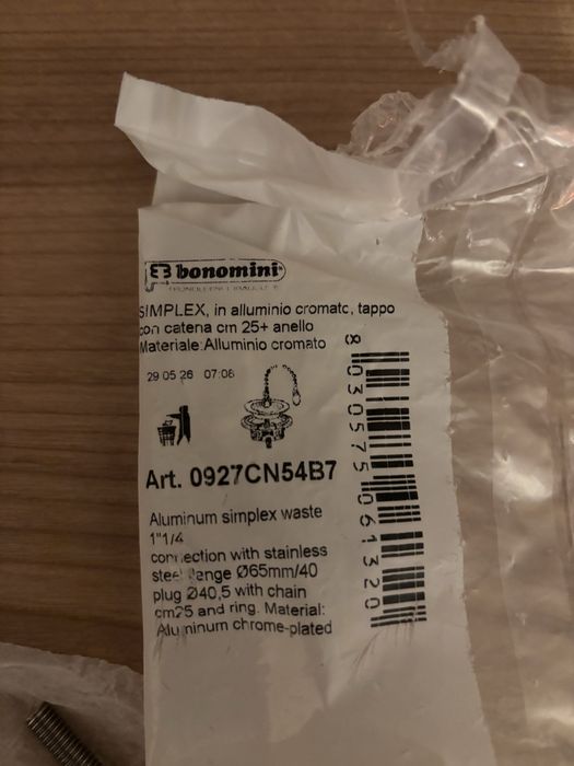 Vand ventil lavoar