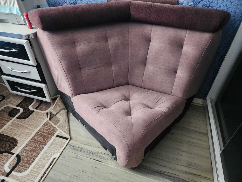 Комплект мягкой мебели: Угловой диван + Кресло (Евро-стиль)