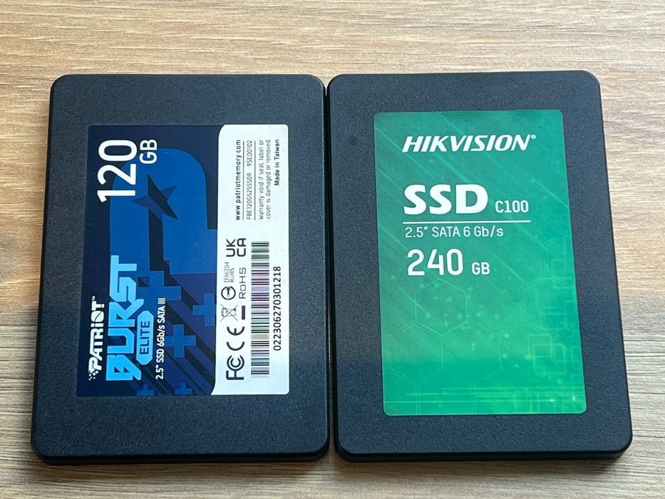 Ssd диски 240Гб и 120Гб