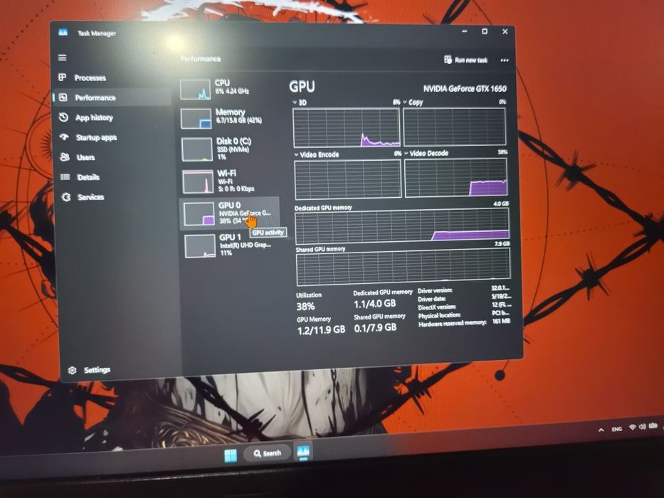 Laptop de gaming asus tuf F15