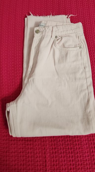 Blugi Zara roz pudrat măr.46