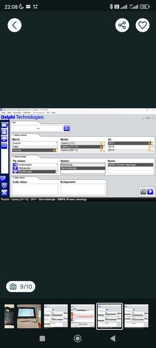 Tester auto 12/24V Model 2026 + Tableta Militara GETAC 10.1" Lb Romana