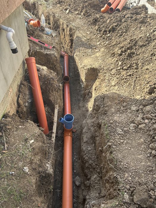 Bransament apa,montaj pavele,Săpături manuale,fose,canalizare,camine