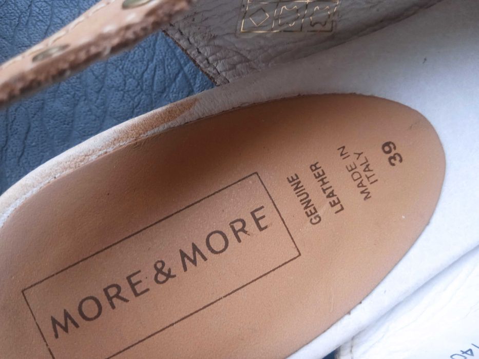 Италиански сандали от естествена кожа More & More, 39 номер