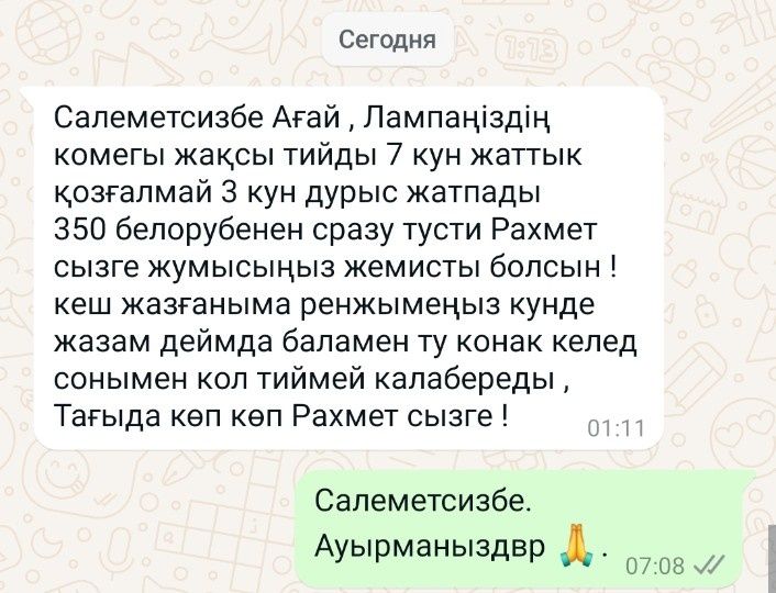 Напрокат фотолампу