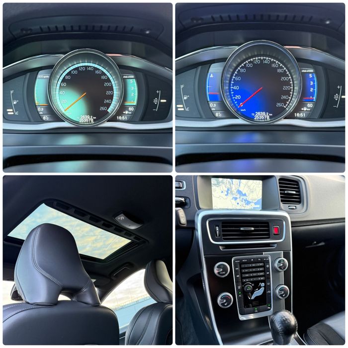 Volvo V60 R-Design 2.0 5 Cilindrii Alb Perlat  Incalzire scaune Trapa