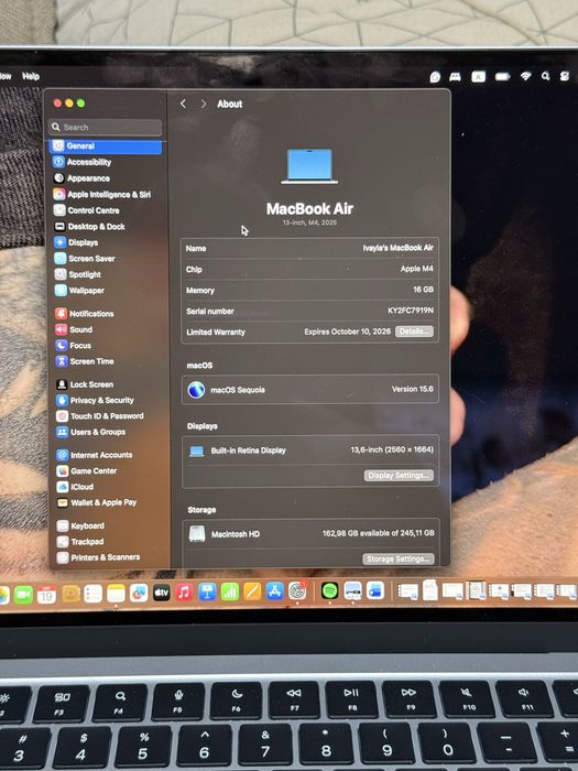 Apple Macbook air m4