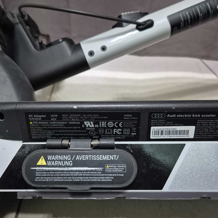 Trotineta Audi Electric Kick - Powered by Segway Zeus Amanet 30300