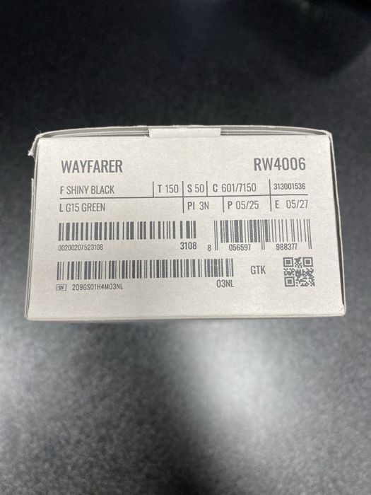Meta Ray Ban Wayfarer