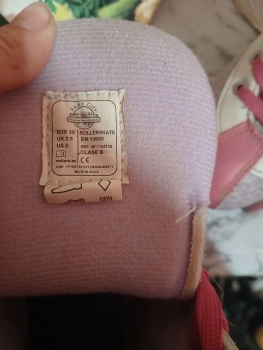 Детски ролери розови