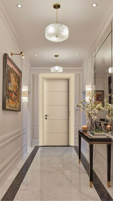 Интериорни врати Хоризонтална фризовка