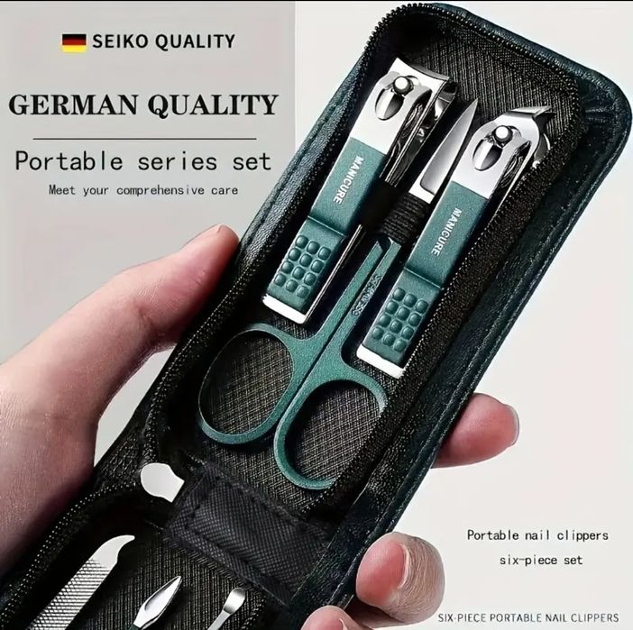 Set manichiura pedichiura 6 piese , Trusa Unghii