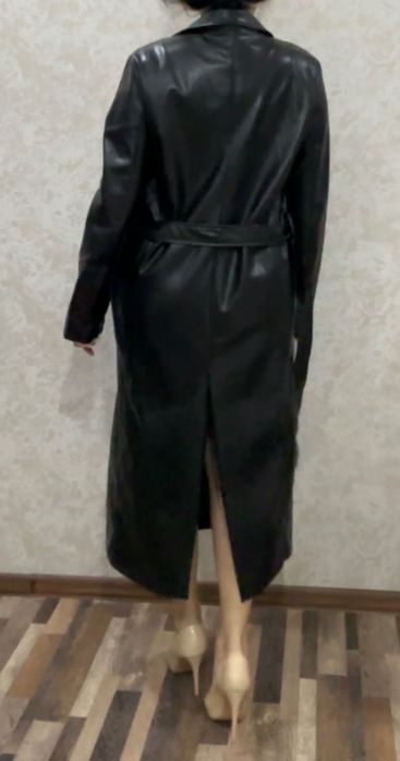 Кожаный тренч/плащ, ZARA