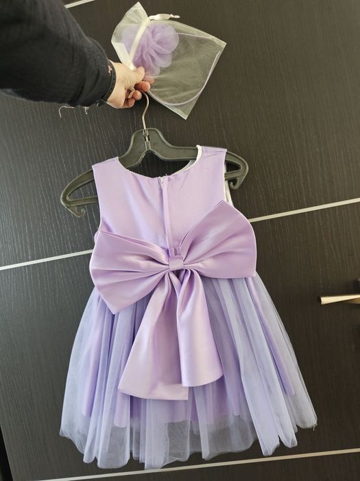 Рокля лилава много красива бутикова