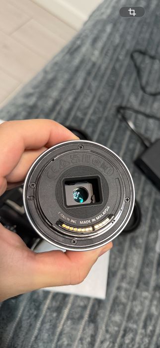 Obiectiv foto, Canon, Montura RF-S, 18-45mm, F4.5-6.3 IS STM, Negru