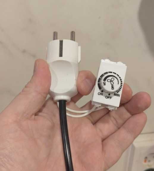 Вентилятор + кранштеин + регулятор оборотов. (100мм \ 75w)