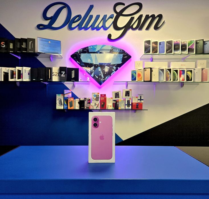 Iphone 16 / Black/Pink / 128 GB / sigilat / DeluxGSM