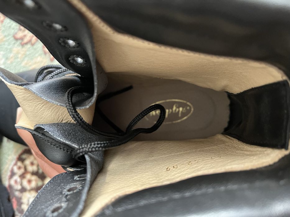 Ghete de piele naturala Politia Romana