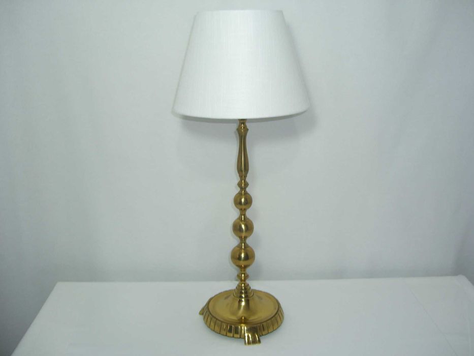 Veioza inalta stil baroc victorian, alamă, vintage