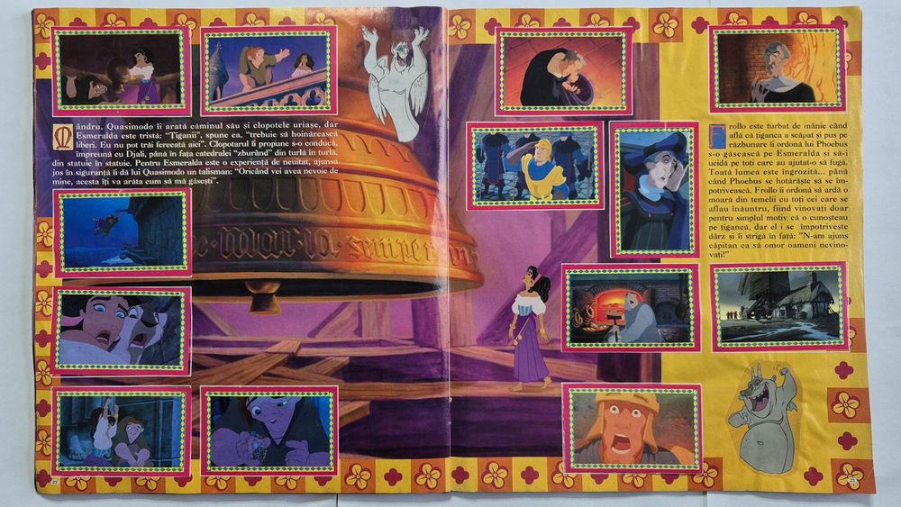 Album + set Full autocolante (233)  Panini Cocosatul de la Notre Dame