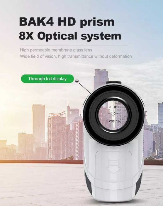 Нов Професионален 8в1 Лазерен Далекомер до 1500 метра