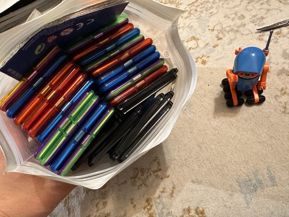 Geomag piese diverse patrate si triunghiuri