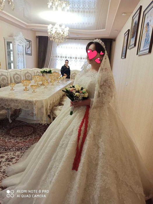 Свадебное платье больших размеров.