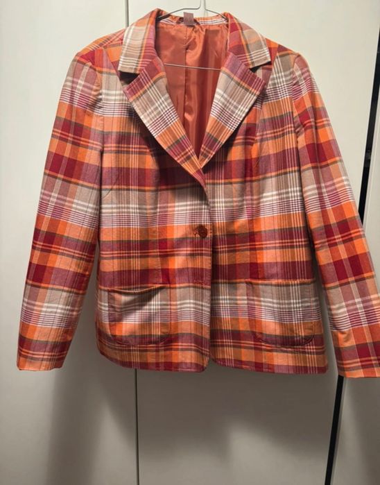 Sacou de damă portocaliu, mărimea L