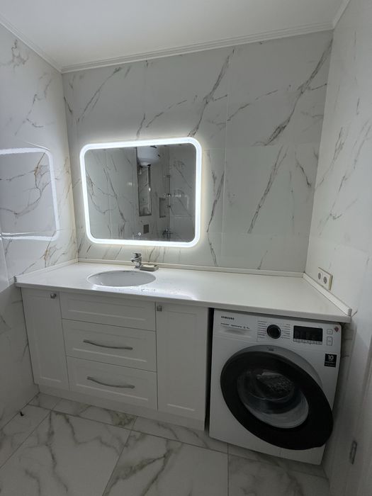 Продам тумбу и столешницу из искуственного камня